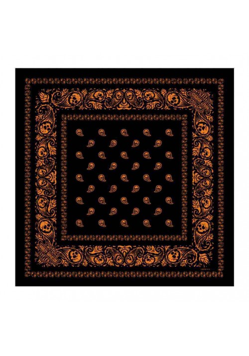 Harley Davidson Homme Devastation Bandana Noir  Orange ch BA94764