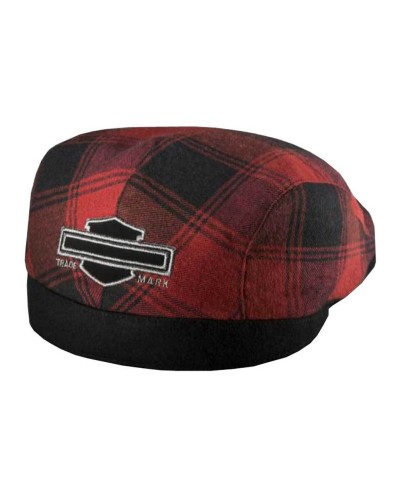 Harley Davidson Homme  Bar & Shield Plaid Ivy Casquette Rouge 97638-16VM