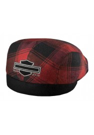 Harley Davidson Homme  Bar & Shield Plaid Ivy Casquette Rouge 97638-16VM