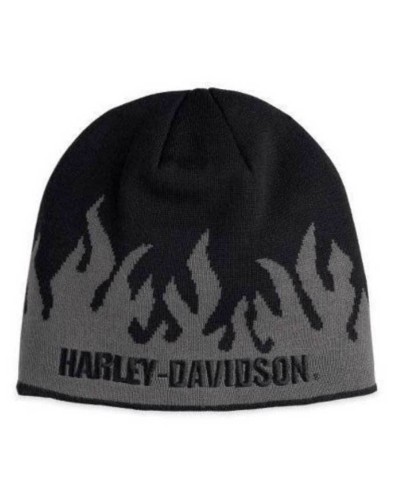 Harley Davidson Homme Flames Bonnet  Gris  Noir 99473-10VM