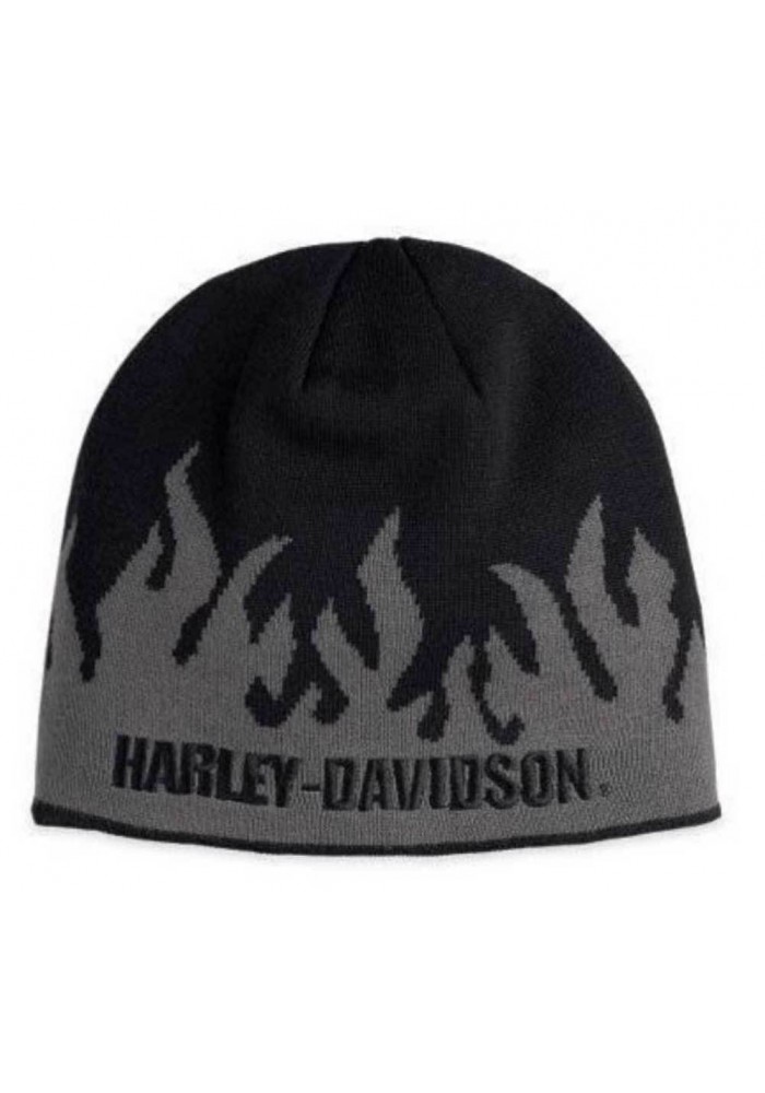 Harley Davidson Homme Flames Bonnet  Gris  Noir 99473-10VM