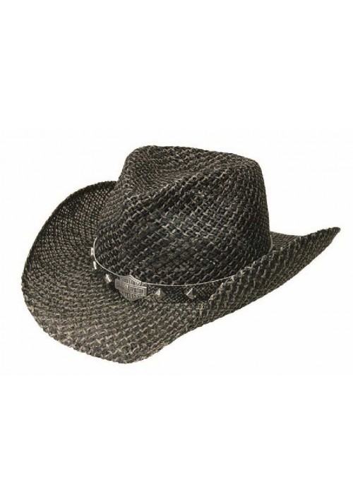 Harley Davidson Homme Cowboy Western Straw  HD-739