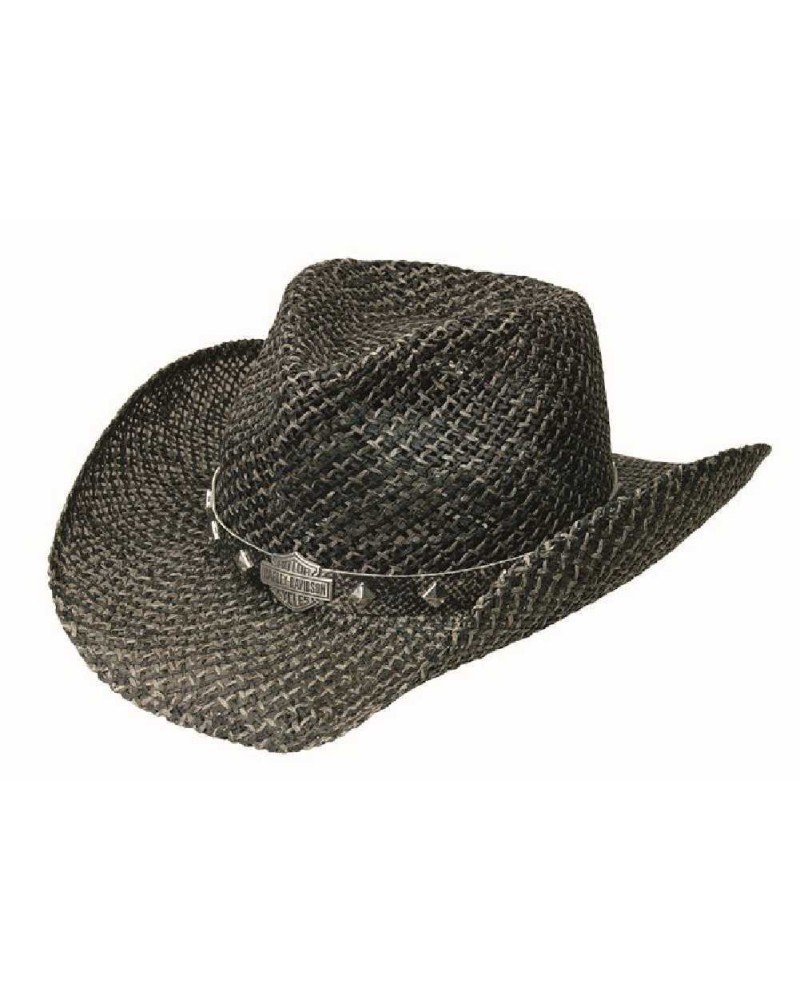 Harley Davidson Homme Cowboy Western Straw  HD-739