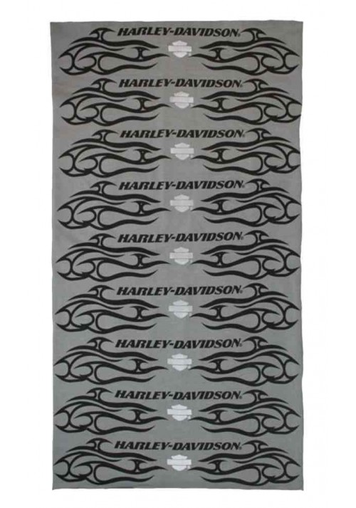 Harley Davidson Homme Pinstripes Flames Bandana  Gris MHW17754