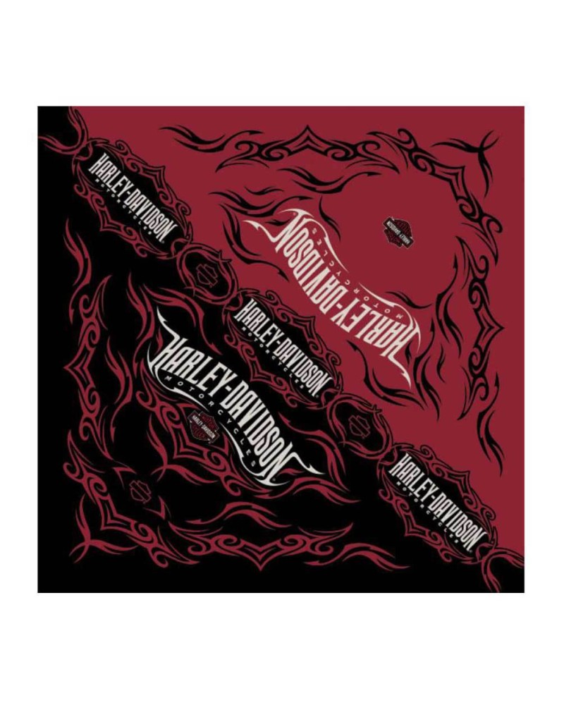 Harley Davidson Homme Tribal Razor Bandana Rouge  Noir  BA64132