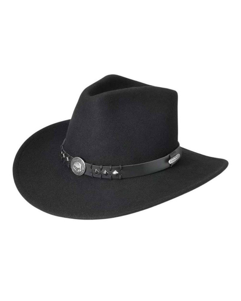 Harley Davidson Homme Willie G. Skull 100% Crushable Laine  Noir HD-198
