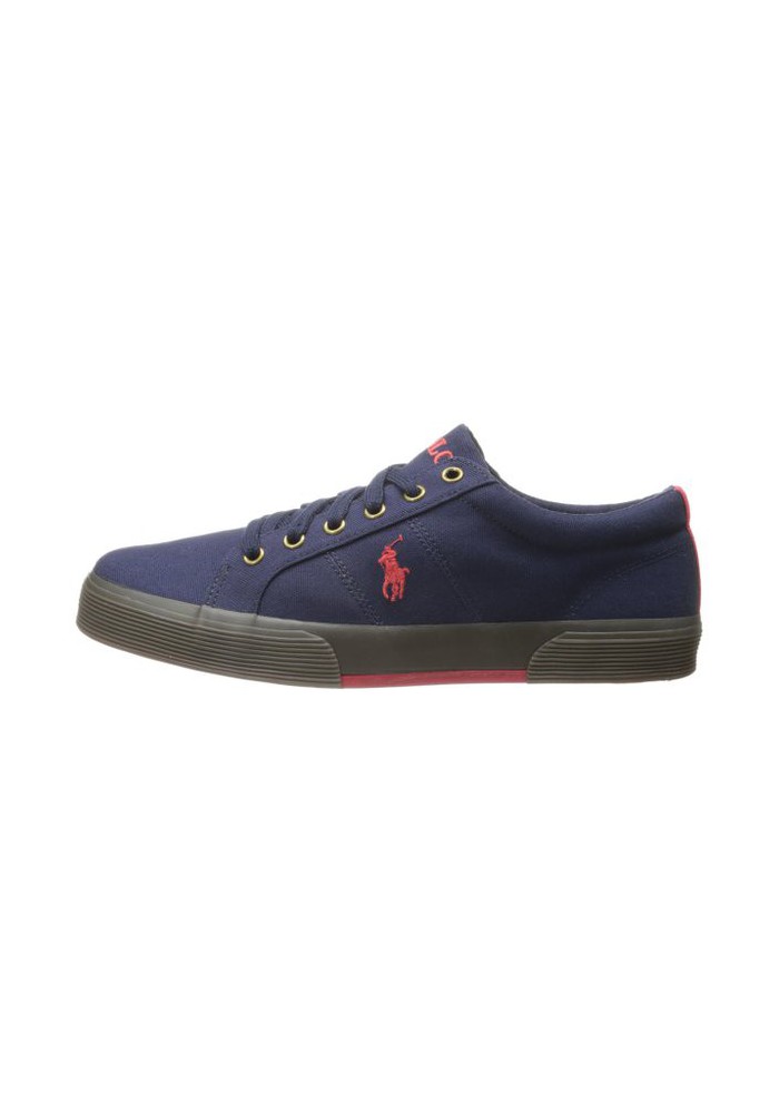 Chaussure Ralph Lauren - Felixstow Newport Navy/Red - Homme 