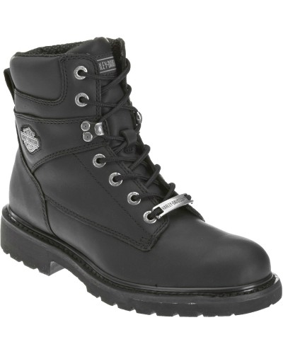 Chaussures / Bottes Harley Davidson Austwell Cuir Noir Moto Hommes – D94194