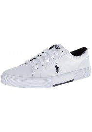 Chaussure Ralph Lauren - Felixstow Pure White Toile - Homme 