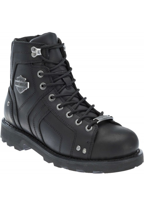 Chaussures / Bottes Harley Davidson Mandrake Cuir Noir Moto Hommes D96111