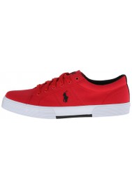 Chaussure Ralph Lauren - Felixstow Rouge Toile - Homme 