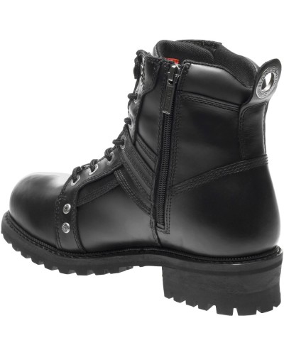 Chaussures / Bottes Harley Davidson Pierce Noir Waterproof Moto Hommes – D96143