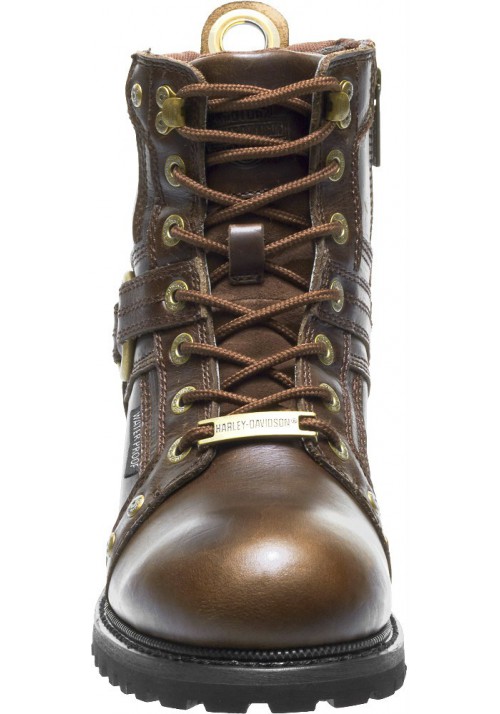 Chaussures / Bottes Harley Davidson Pierce Marron Waterproof Moto Hommes  - D96144