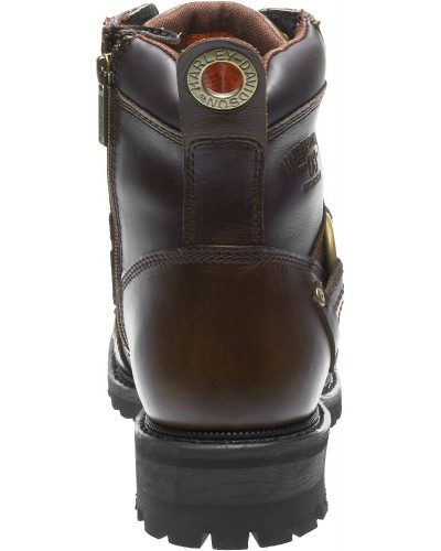 Chaussures / Bottes Harley Davidson Pierce Marron Waterproof Moto Hommes  - D96144