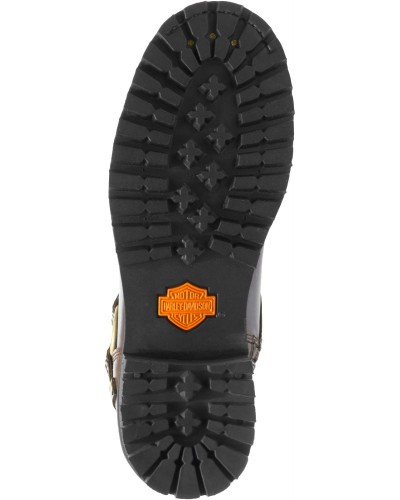 Chaussures / Bottes Harley Davidson Pierce Marron Waterproof Moto Hommes  - D96144