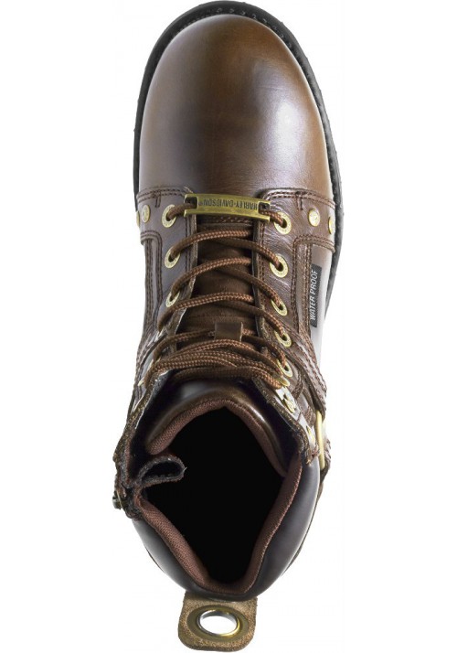 Chaussures / Bottes Harley Davidson Pierce Marron Waterproof Moto Hommes  - D96144