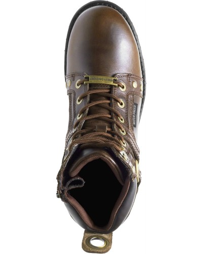 Chaussures / Bottes Harley Davidson Pierce Marron Waterproof Moto Hommes  - D96144