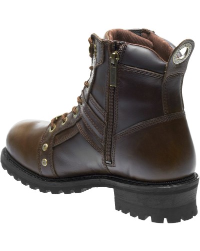 Chaussures / Bottes Harley Davidson Pierce Marron Waterproof Moto Hommes  - D96144