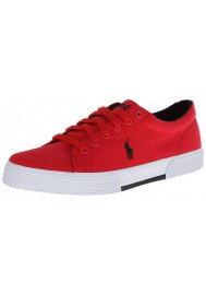 Chaussure Ralph Lauren - Felixstow Rouge Toile - Homme 