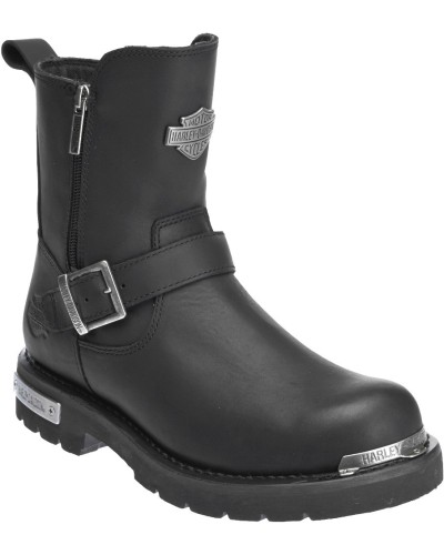 Chaussures / Bottes Harley Davidson Startex Cuir Noir Moto Hommes  D96090