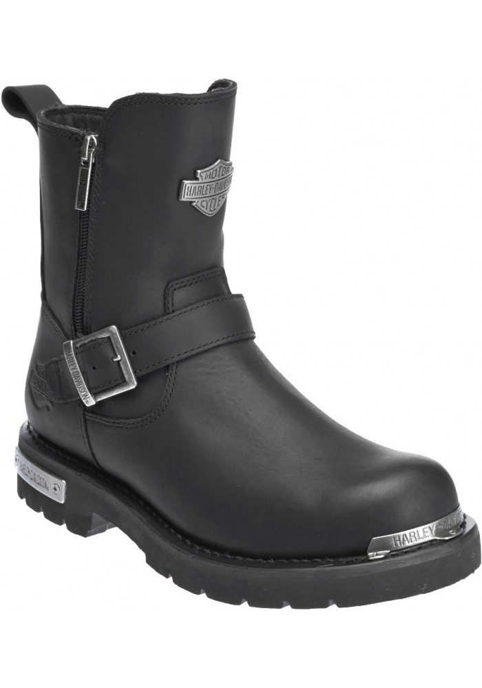 Chaussures / Bottes Harley Davidson Startex Cuir Noir Moto Hommes D96090