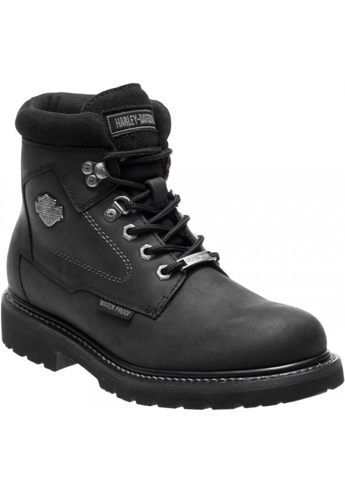 Chaussures / Bottes Harley Davidson Thurmond Waterproof Noir Moto Hommes D96147