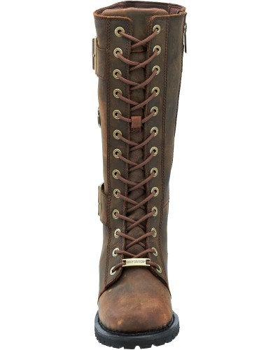 Bottes Harley-Davidson Femmes Belhaven Moto  Aged Bark Marron  D87083