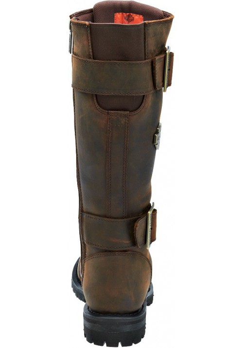 Bottes Harley-Davidson Femmes Belhaven Moto  Aged Bark Marron  D87083