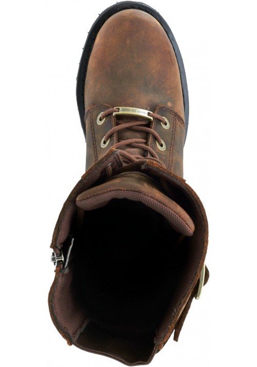 Bottes Harley-Davidson Femmes Belhaven Moto  Aged Bark Marron  D87083