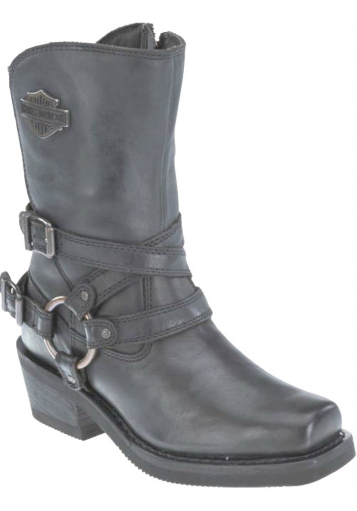 Bottes Harley-Davidson Femmes Ingleside Moto Noir Cuir D87091