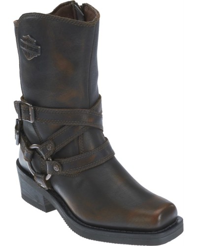 Bottes Harley-Davidson Femmes Ingleside Moto  Marron Cuir  D87092