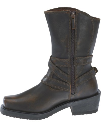 Bottes Harley-Davidson Femmes Ingleside Moto  Marron Cuir  D87092