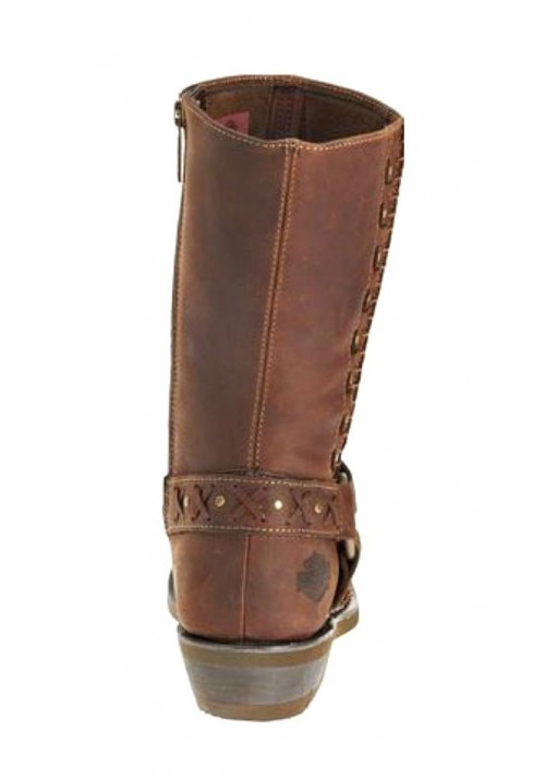 Bottes Harley-Davidson Femmes Auburn Marron Moto  D85432