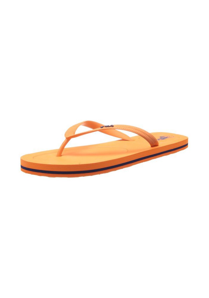 Sandales Thong Polo Ralph Lauren - Halesowen Bright Signal Orange/Newport Navy - Homme 