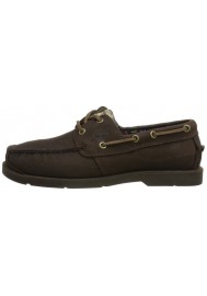 Timberland Earthkeepers Kiawah Bay Marron Bateau Hommes en Cuir