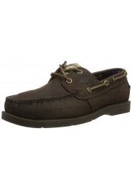 Timberland Earthkeepers Kiawah Bay Marron Bateau Hommes en Cuir