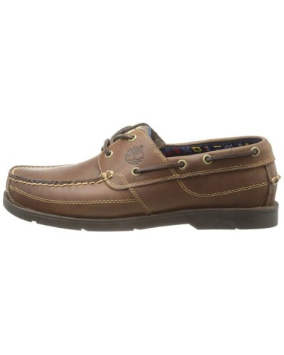 Timberland Earthkeepers Kiawah Bay Taupe Bateau Hommes en Cuir