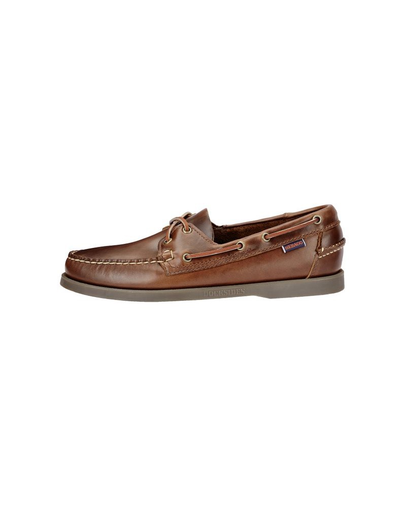 Sebago Dockside Bateau Brown en Cuir Hommes