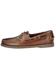 Sebago Dockside Bateau Brown en Cuir Hommes