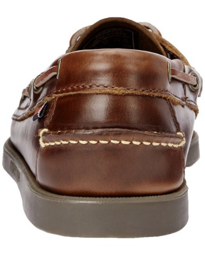 Sebago Dockside Bateau Brown en Cuir Hommes