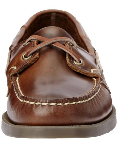 Sebago Dockside Bateau Brown en Cuir Hommes