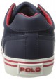 Chaussure Ralph Lauren - Hanford (Couleur : Navy/Red) Toile - Homme 