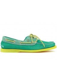 Chaussure Timberland Classic 2-Eye Bateau Cuir (Couleur : Bosphorus Green/Green) Homme