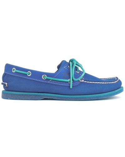 Chaussure Timberland Classic 2-Eye Bateau Cuir (Couleur : Olympian Blue/Blue) Homme