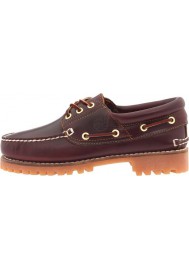 Chaussure Timberland Hommes 3-Eye Classic Lug Chukka (Couleur : Burgundy/Brown) Bateau en Cuir Marron