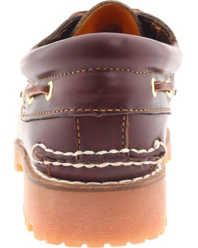 Chaussure Timberland Hommes 3-Eye Classic Lug Chukka Bateau en Cuir Marron