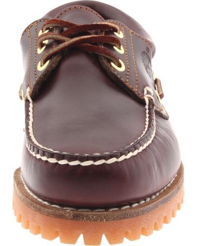 Chaussure Timberland Hommes 3-Eye Classic Lug Chukka Bateau en Cuir Marron