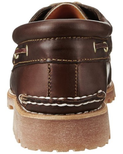 Chaussure Timberland Hommes 3-Eye Classic Lug Chukka (Couleur : Brown) Bateau en Cuir Marron