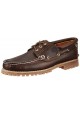 Chaussure Timberland Hommes 3-Eye Classic Lug Chukka (Couleur : Brown) Bateau en Cuir Marron