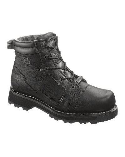 Boots Harley Davidson Jasper en Cuir Noir (Ref : D96025) Botte Moto Homme